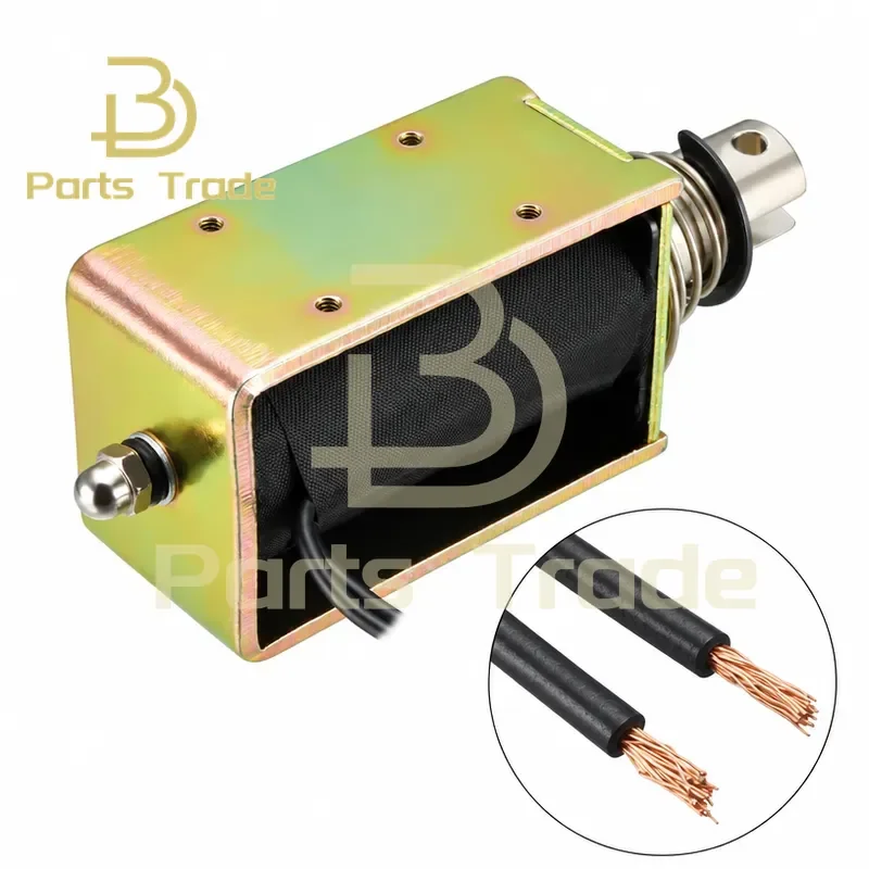 for Self-reset Frame Electromagnet JF-1564B 12V 24V Push-pull DC Suction 3kg Stroke 10mm