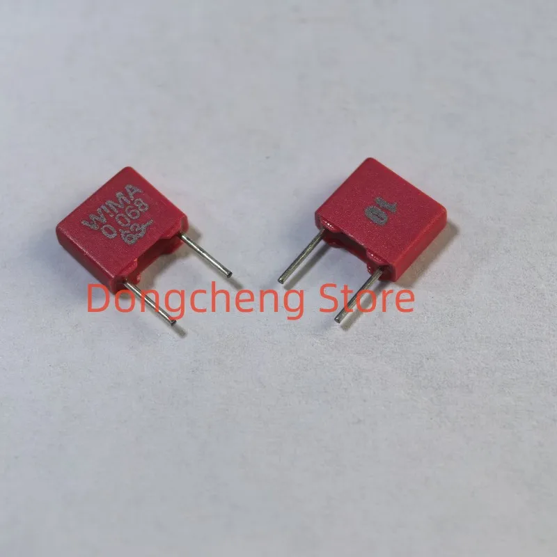 

10 шт./30 шт./50 шт. WIMA пленочный конденсатор MKS2 63 В 0,068 мкФ 63 В 683 68NF шаг 5 мм аудио пассивный конденсатор