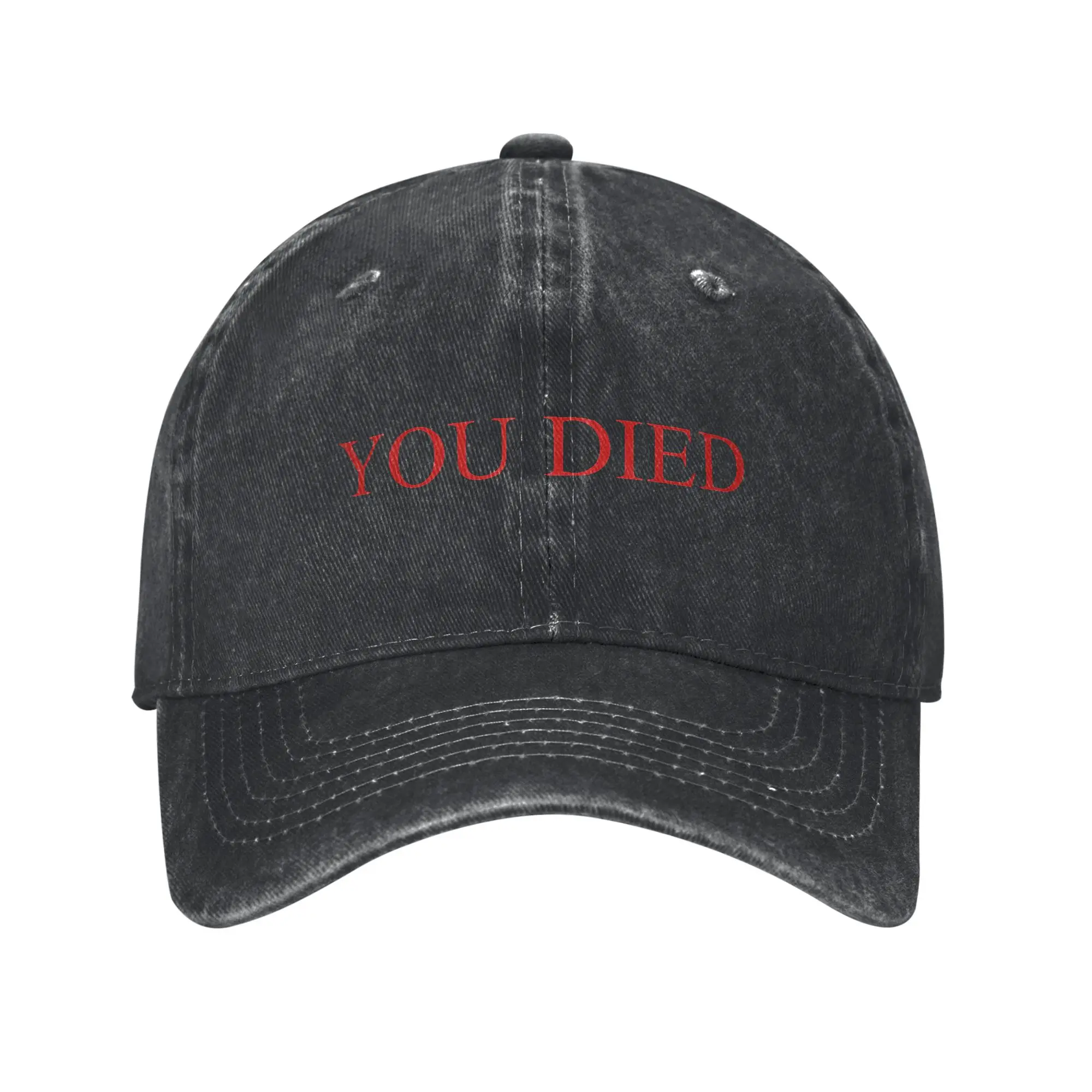 Fashion YOU DIED - sign baseball cap  High-Quality Texture Caps Men
