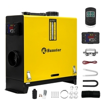 Sunster 12V 24V 8KW Diesel Air Heater with LCD Control night heater All-in-One with Remote Control Parking Air heater for Car RV