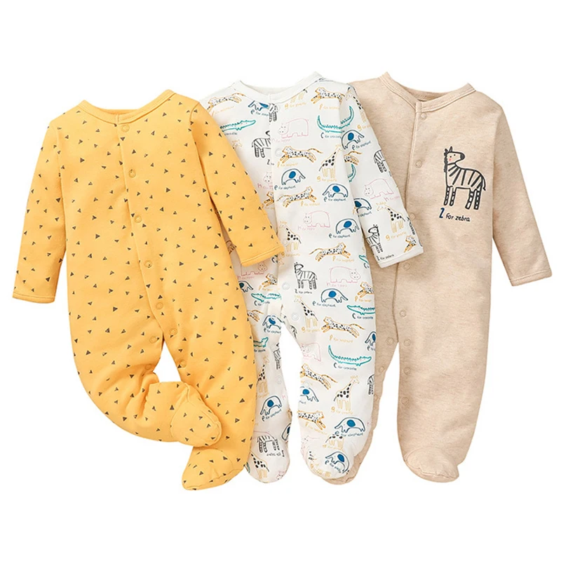 3 pezzi primavera autunno abbigliamento per bambini neonato ragazza ragazzo vestiti cartone animato carino stampa manica lunga tuta in cotone