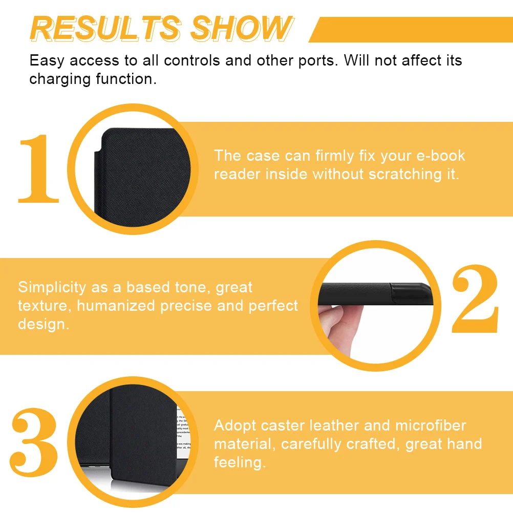 

E-Book Protective Cover Compatible With Paperwhite 1 2 3 Premium Caster Microfiber Material Secure Fit Scratch-Resistant