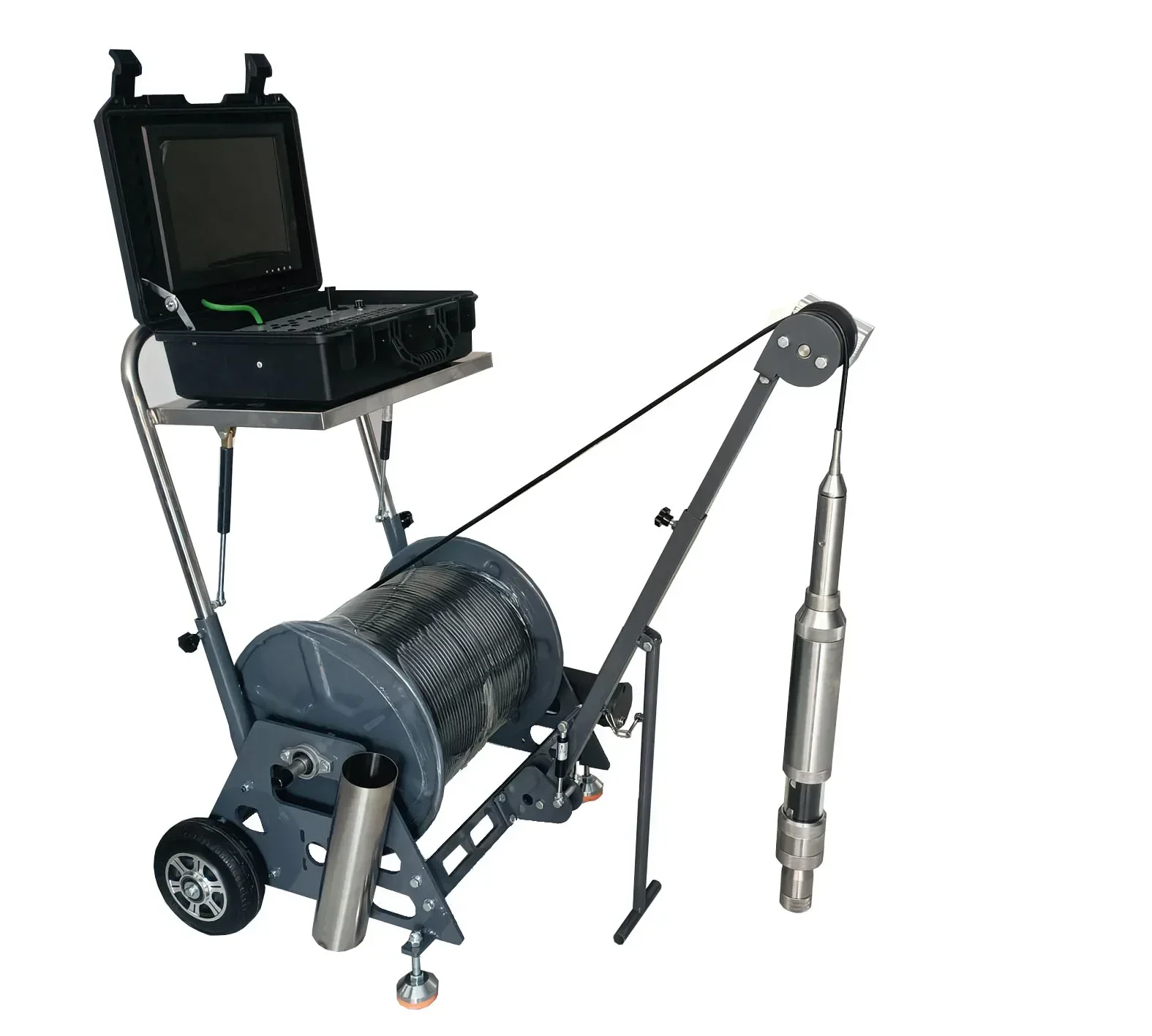 

Factory direct sales 500m trolley type underground TV underground camera