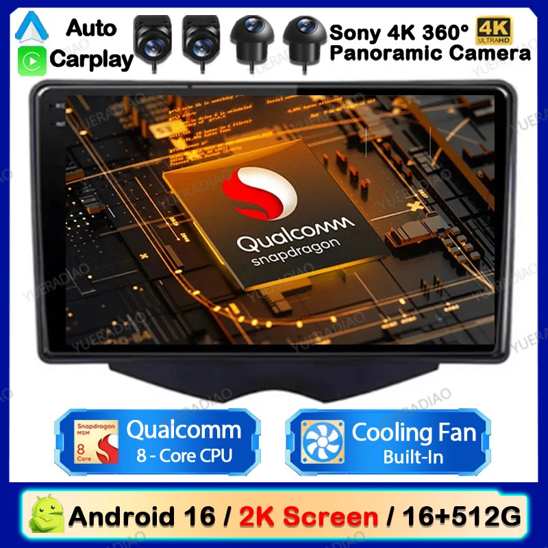 Android 16 Car Radio For Hyundai Veloster FS 2011 - 2017 Multimedia Stereo Video Player GPS NAVI 4G WIFI Head Unit Carplay Auto