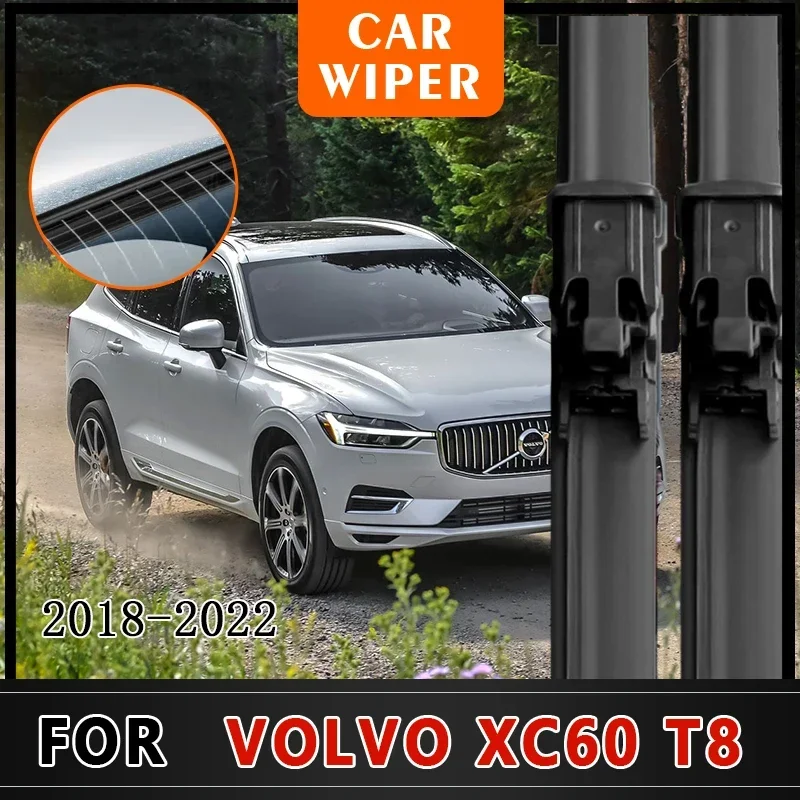 

LHD для Volvo XC60 T8 MK2 2018 ~ 2022 умный нагрев распылительная шайба инжекторы автомобильное стекло лобовое стекло передние щетки стеклоочистителя