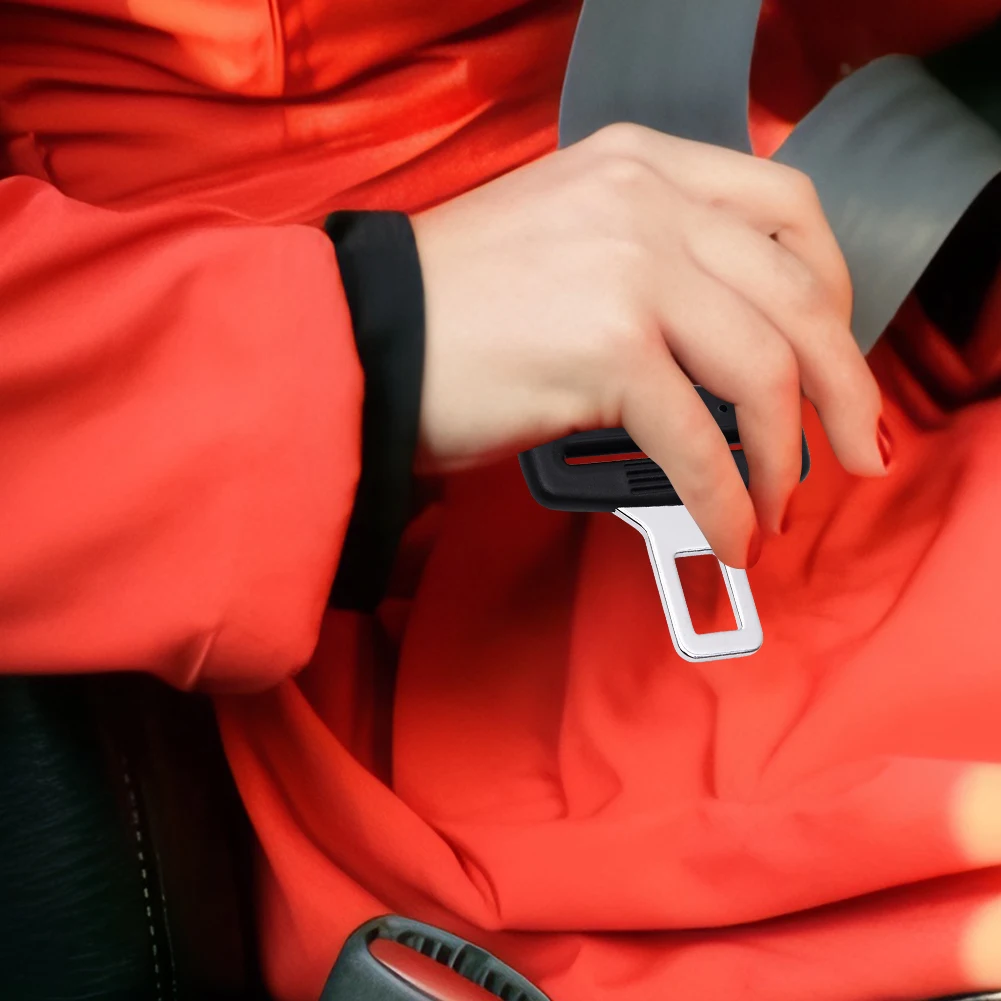 1 pasang sabuk pengaman mobil, gesper klip sabuk pengaman mobil, colokan ekstensi keselamatan, aksesori kursi otomatis