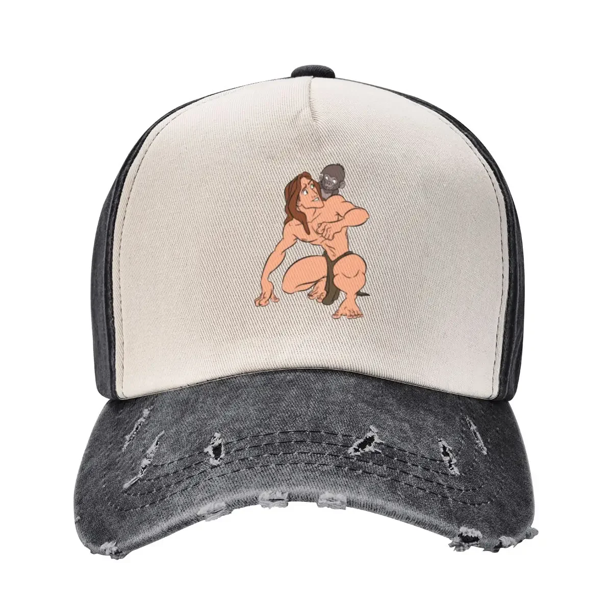 Tarzan cultivé, Tárzán, Tárzán Chibi Funny Baseball Cap Vintage Horse Hat Dropshipping Custom Cap Mens Women's