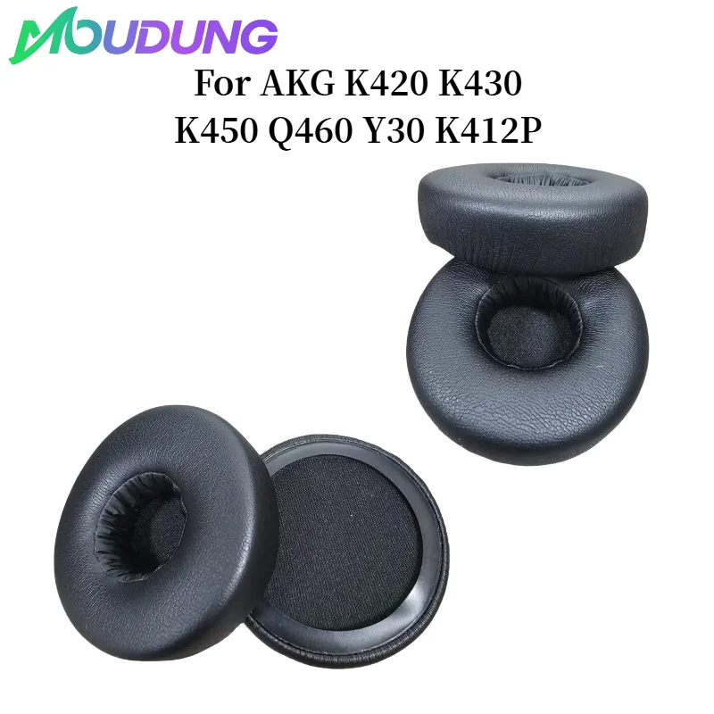 MOUDUNG 1 пара сменных пенопластовых амбушюр, наволочка для AKG K420 K430 K450 Q460 Y30 K412P, гарнитура для наушников MOUDUNG 1 пара сменных пенопластовых амбушюр, наволочка для AKG K420 K430 K450 Q460 Y30 K412P, гарнитура для наушников