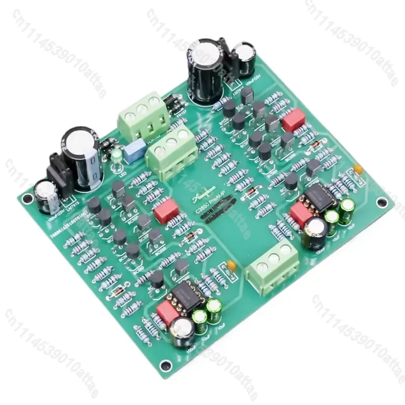 Dual Channel Preamplifier Board NE5534 Op Amp Audio Amplifier Module AC 15V Core Circuit for Golden Voice C3850 DIY