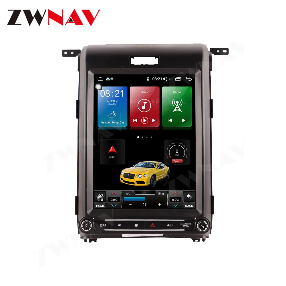 For Ford F150 Sync2 2013 2014 Car Radio Carplay Android Vertical Screen Automotive 2 Din Multimedia Auto GPS Audio Stereo DSP