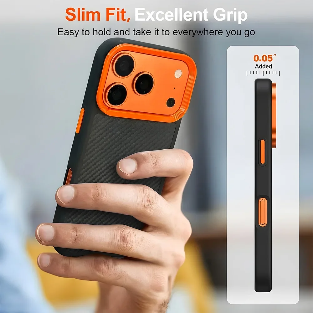 Luxury Carbon Fiber Texture TPU Soft Phone Case For iPhone 18 17 16 15 14 13 12 Pro Max Wireless Charging Shockproof Back Cover