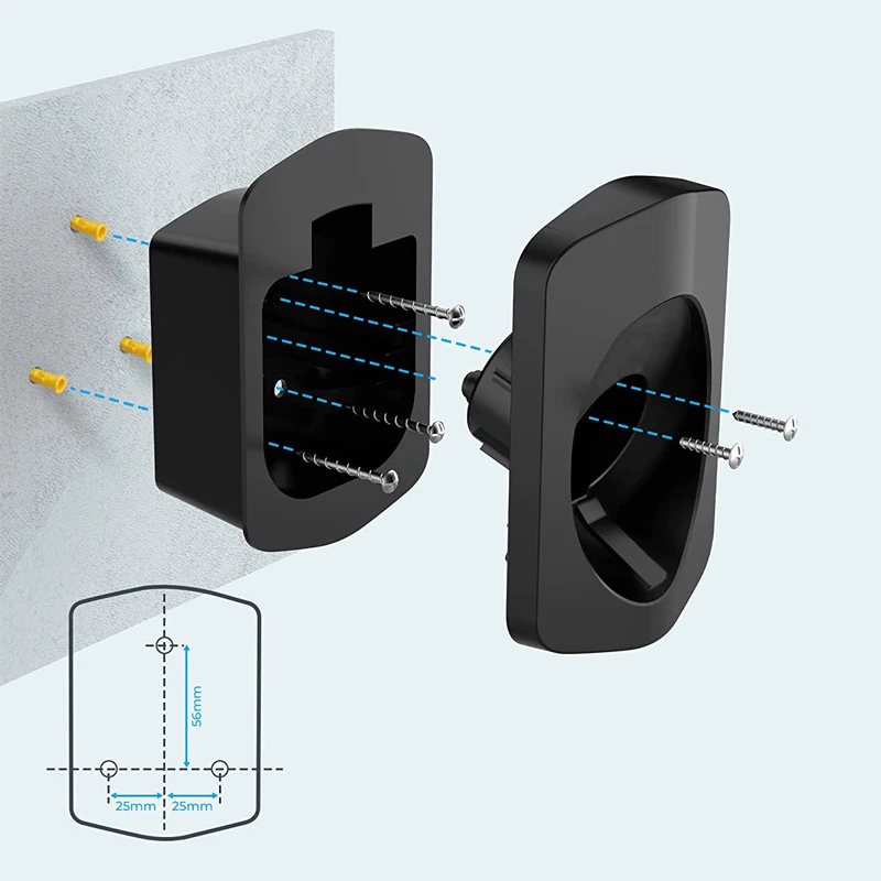 FITMPH-Soporte de Cable cargador EV para Tesla de EE. UU., organizador de cables con caja de pared, solo para los propietarios de Tesla de EE. UU.,