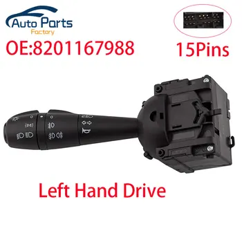 Nowy przełącznik kolumny kierownicy dla Renault dla Dacia Dokker Duster Lodgy Logan Sandero 8201167988 681726046 R 255405056 R 255400337 R