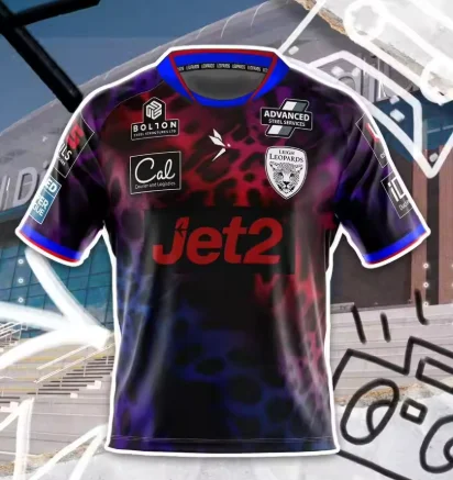2026 New Leeds Leopard Concept Jersey Fan Merchandise Commemorative Sports Quick Drying Competition Training Men's Top T-shirt