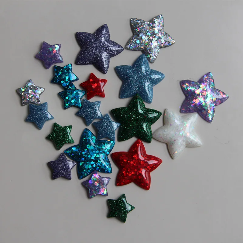 Jelly Star Epoxy Resin Mold 3D Large Starfish Silicone Mold Five Point Star Pendant Fat Star Hand Made Mold