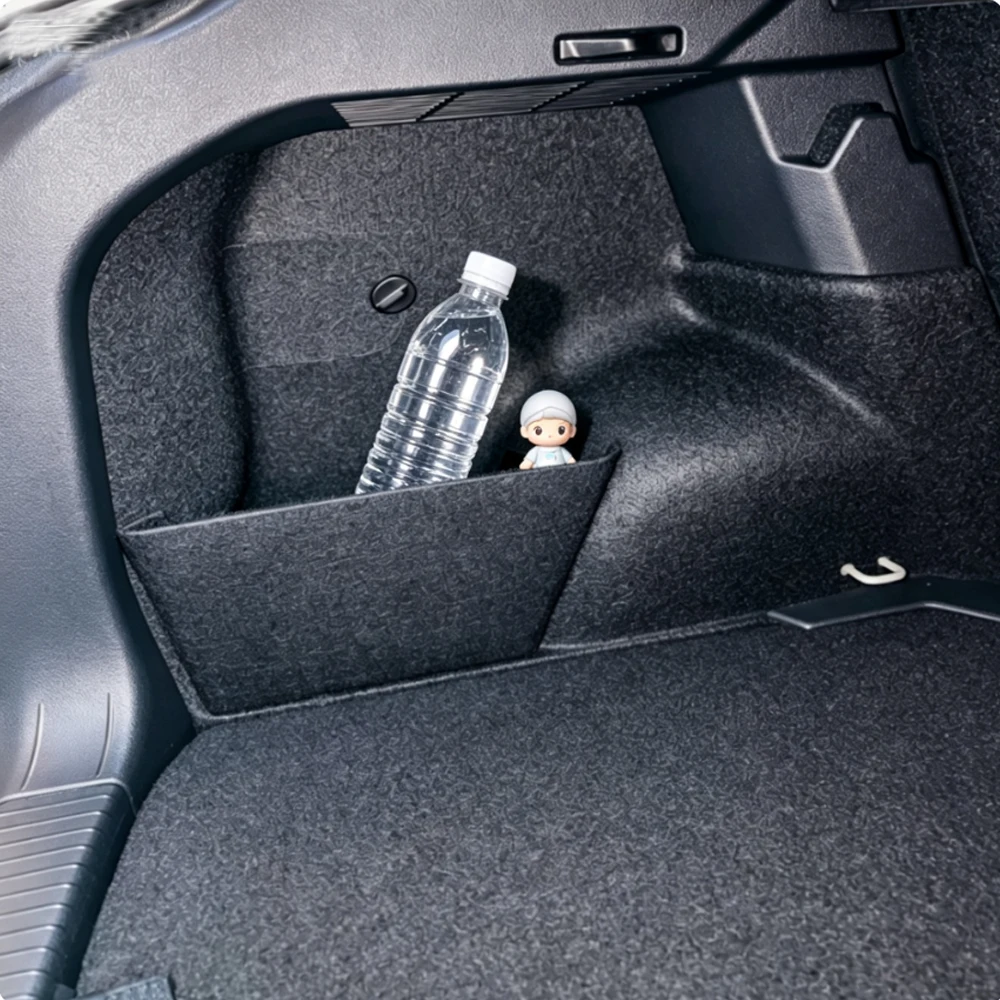Kofferraum-Organizer-Trennwand für Seitenbox für Volkswagen VW T-Cross 2018-2024 Zubehör – Detail 3