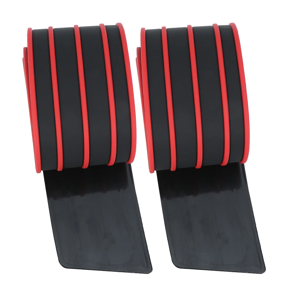 

2pcs Rubber Strip Scratch Resistant For Suv Car Door Sill Auto Rear Bumper Protector Guard Car Trunk Protector