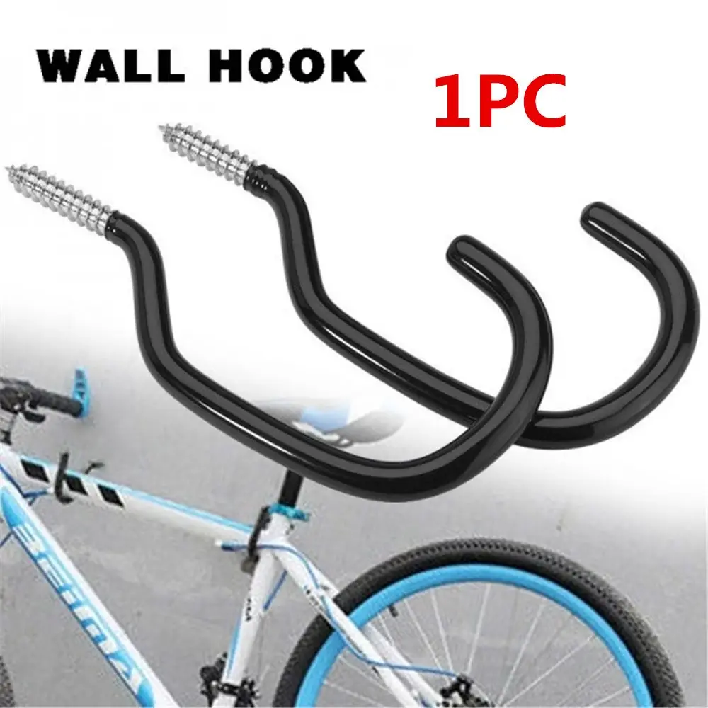 Durable Black Bicycle Cycle Hanging Wall Mount Storage Hook Brackets Hanger Hooks