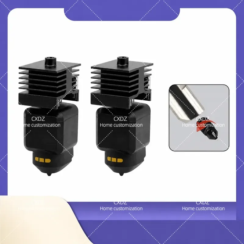 P2S X2D Removal Hot End Kit High Flow Integrated Hardened Steel Nozzle Print Head 3D Printing Accessories