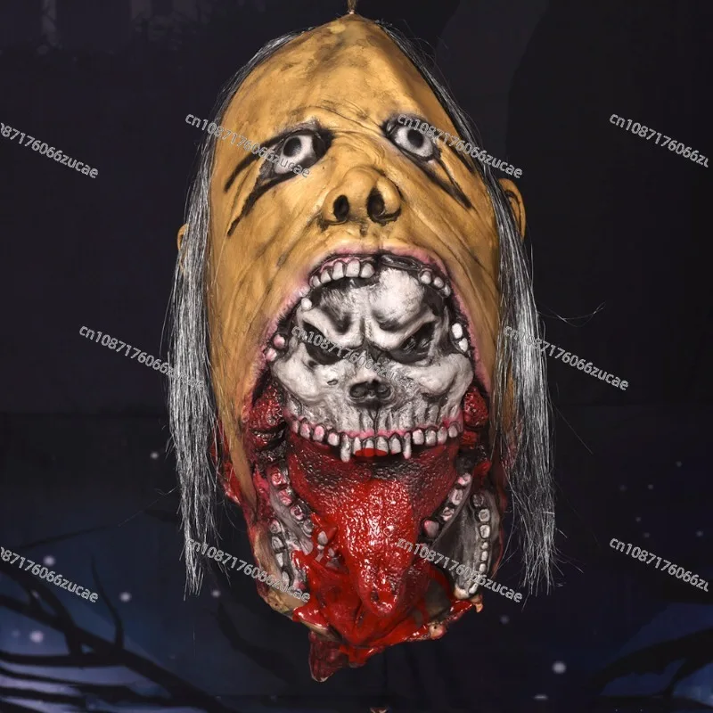 

Spot Charlie Horror Latex Decapitated Halloween Corpse Swallowing Cannibalism Haunted House Party Dummy Head Prank Props