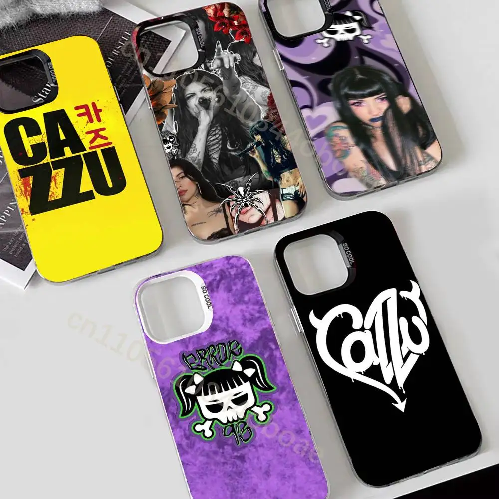 

Rapper C-Cazzu Singer Phone Case For iPhone 17,16,15,14,13,12,11,Pro,MAX,Plus TPU Soft To Skin-friendly Cover