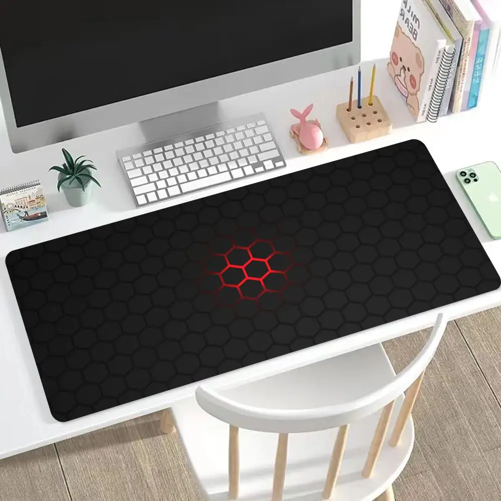 

Honeycomb Pattern Mouse Pad Cute HD Mousepad Pad Extended Gaming Keyboard LargeMousepad 90x40cm XXL Gamer Mousepad