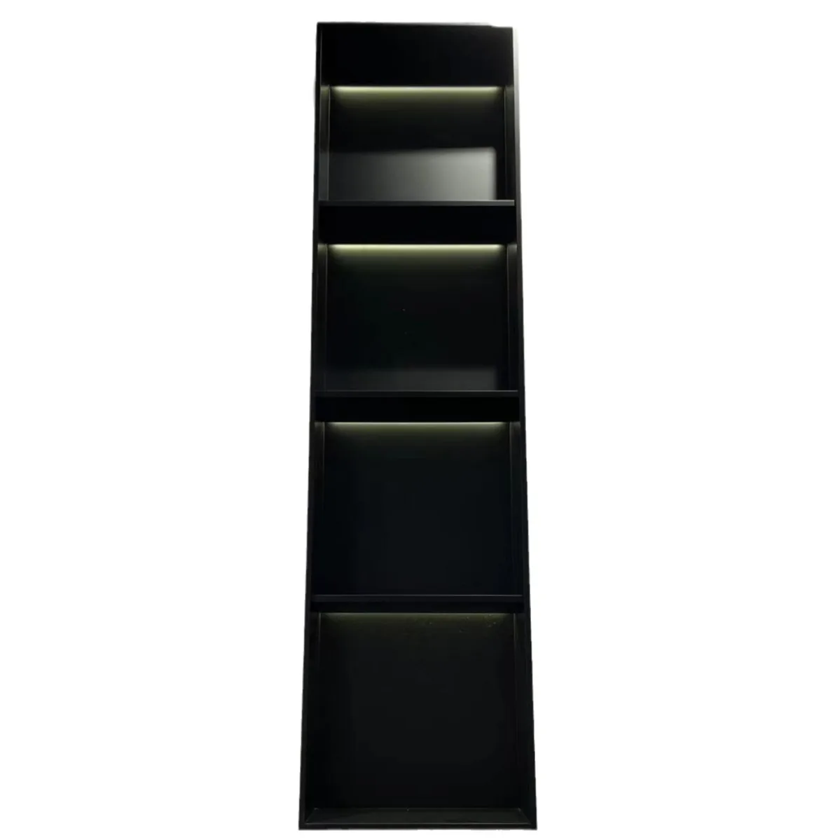 

Four-layer stainless steel niche for easy storage Wholesale rack Embedded storage Metal rack for display hall