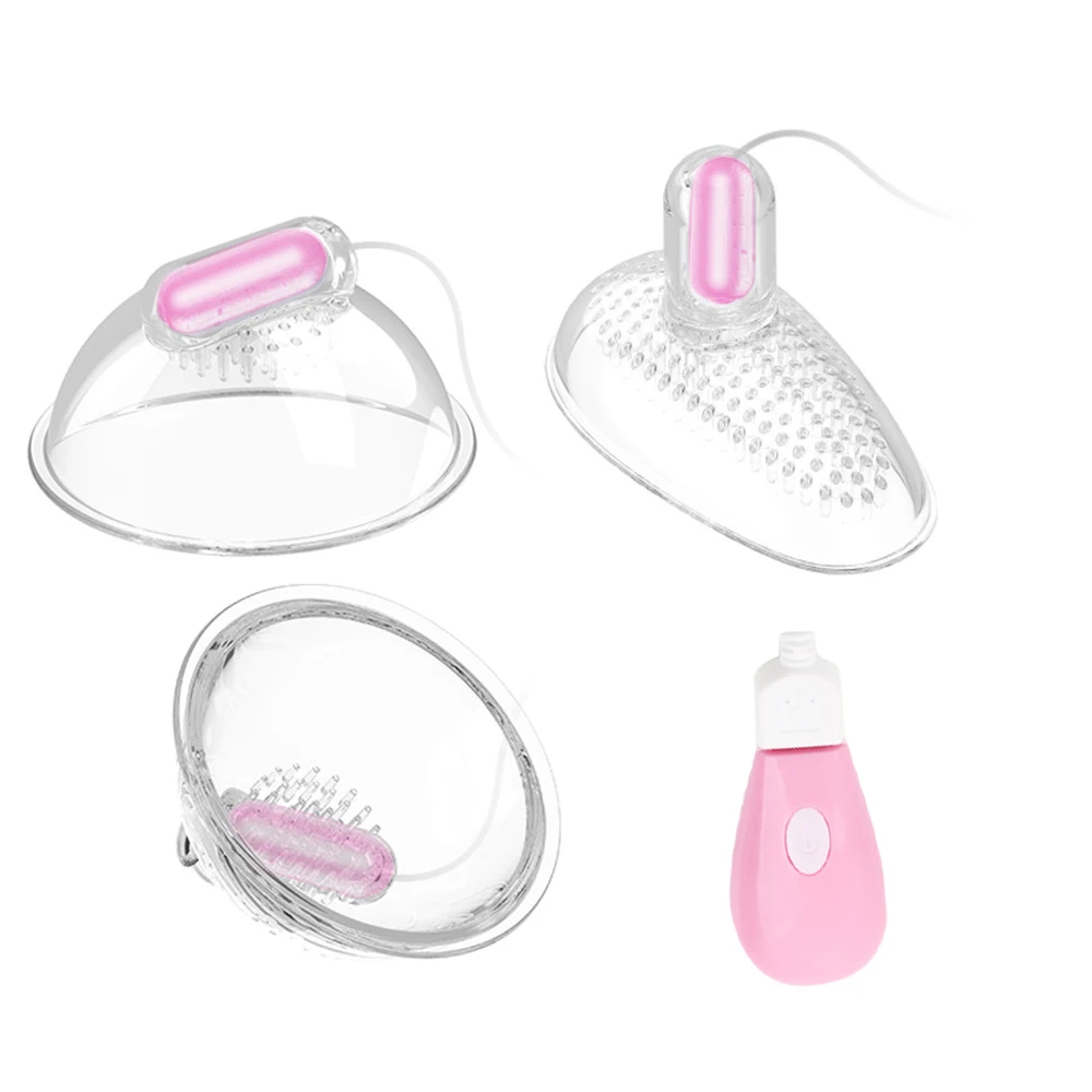 Nipple Stimulation 360 Licking Vagina Vacuum Pump Clitoris Sucker Breast Massage Stickers Masturbator Sex Toy Vibrator for Women