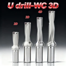 U drill C20-3D15-48WC03 C25-3D20-63WC03 3D depth fast drill Indexable bit for Each brand WC series blade,Machinery,Lathes,CNC