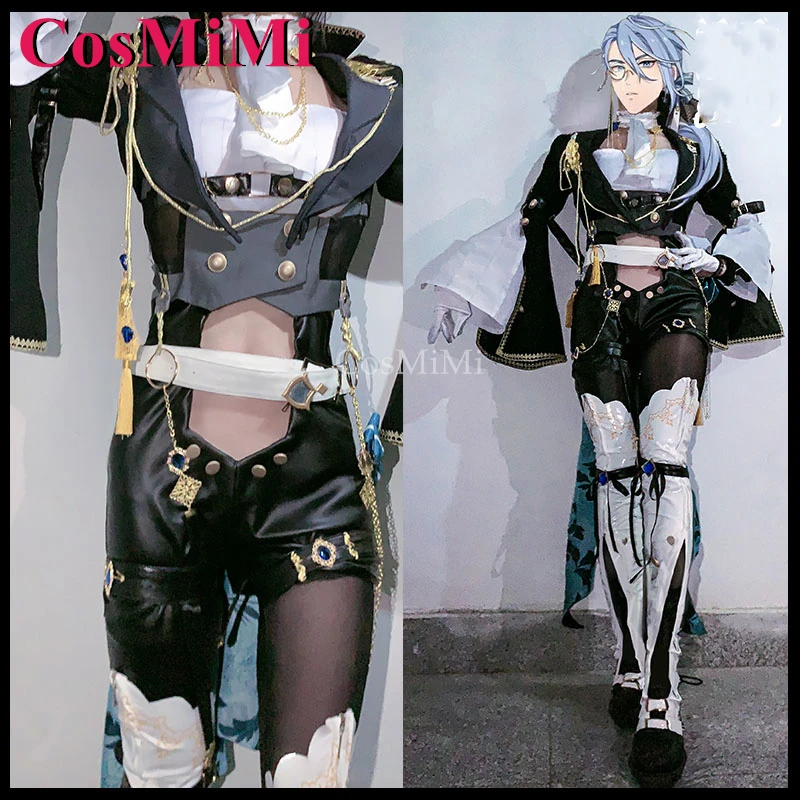 CosMiMi Edmond Cosplay Game Nu: Carnival Costume Fashion Handsome Combat Uniforms Carnival Party Role Play Clothing XS-XXL New