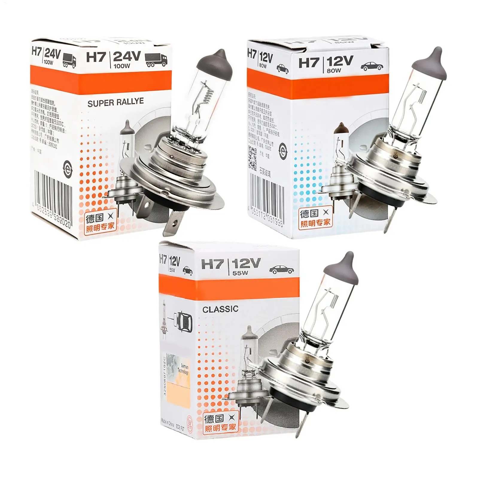 Headlight Bulb High Brightness Professional Universal Weatherproof Night Driving Warning Light for Roadtrip Commute Travel