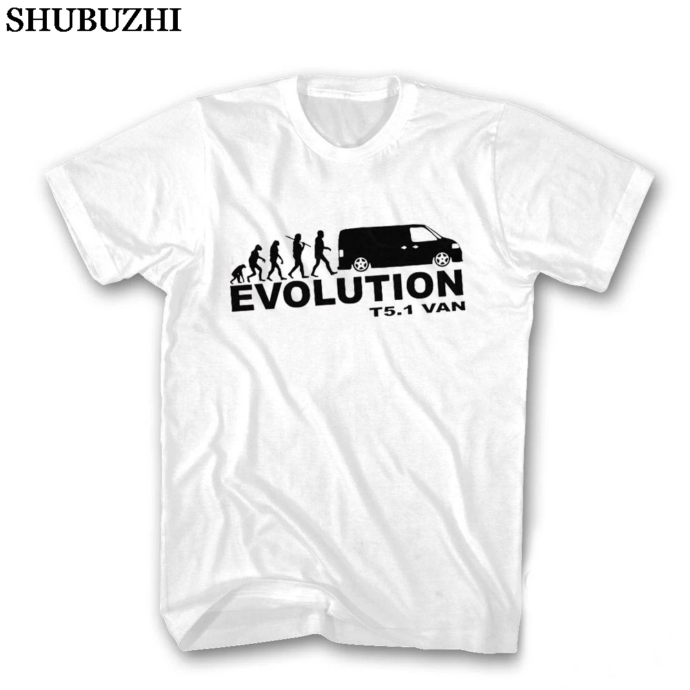 shubuzhi New Summer Men Hot Sale Fashion T5.1 Panel Van Evolution Mens T Shirt T6 T5 Transporter T3 T4 Tee Shirt