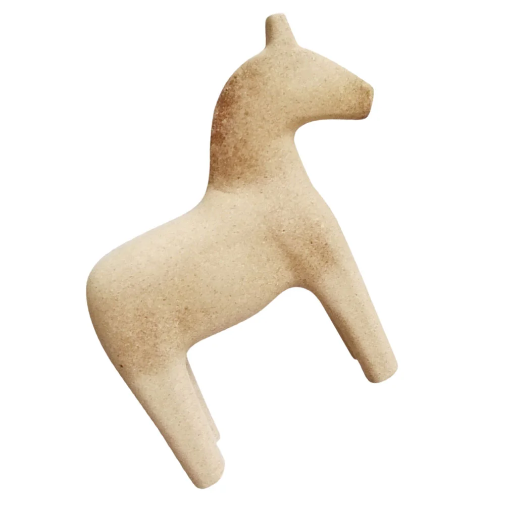 

Wooden Animal Ornaments DIY Horse Model Kids Toy Blank Figurines Decoration Statue Children Adornment Desktop