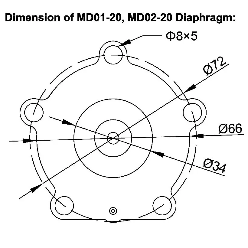 TH-5820-B  MD01-20 MD02-20 Diaphragm For 3/4'' Taeha Pulse Valve TH-4820-B TH-5825-B TH-5820-C TH-4820-C