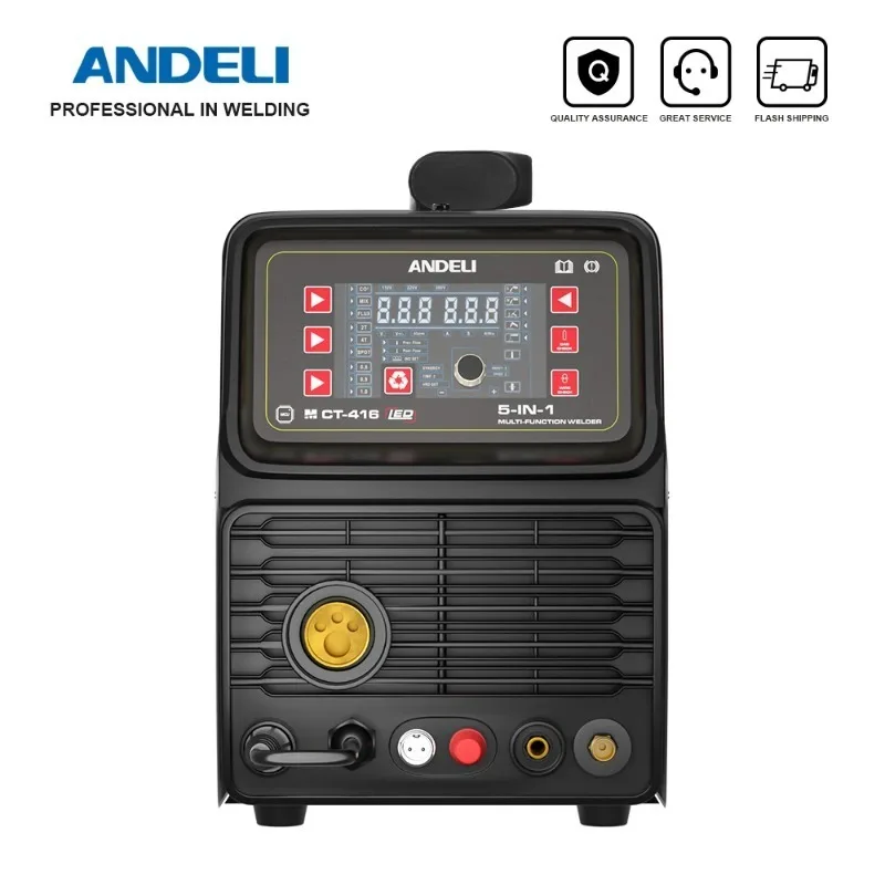 

【Factory Price】ANDELI Smart Portable 4 In 1 Welding Machine MIG TIG CUT MMA And Flux Welding Without Multifunction Welding