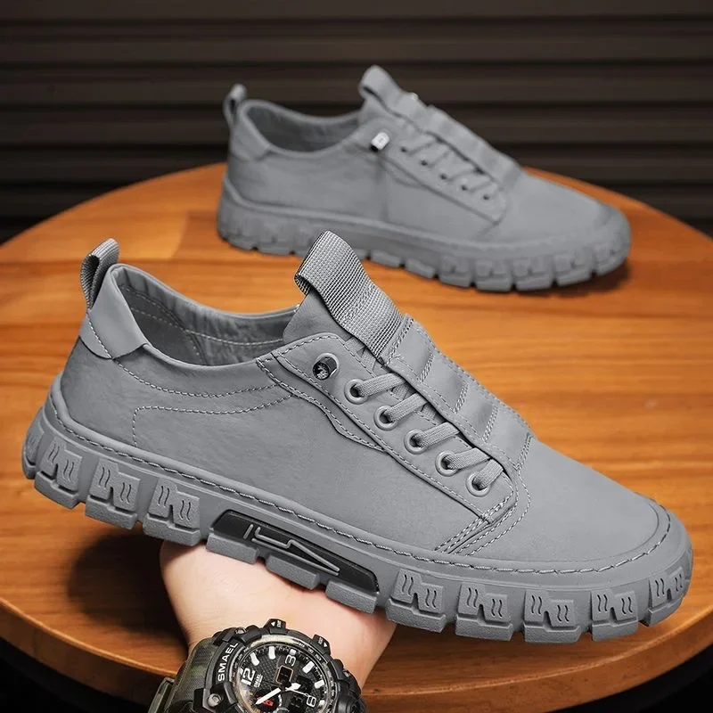 Men Shoes Ice Silk Canvas Shoes for Men  Breathable Sport Casual Shoes Slip on Men Sneakers Platform Vulcanized Loafers