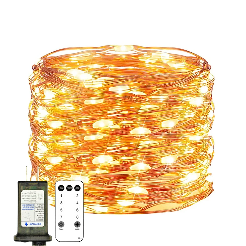 

50M 100M LED Fairy String Lights Outdoor Waterproof Bendable Indoor for Christmas Decoration Home Garden Party Wedding