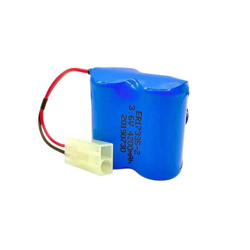 ER17335 Lithium battery ER17335-2 pressure gauge 3.6V temperature measuring line temperature and humidity controller battery
