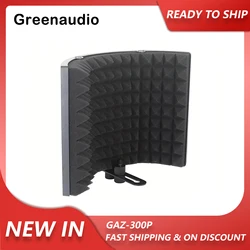 GAZ-300P Isolation Shield Foldable Mic Shield Reflection Filter with 3/8