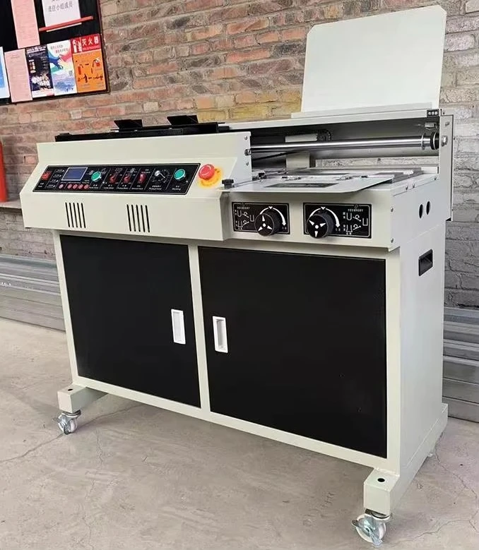 Fully Automatic Hardcover Coil Binding Machine For Book Hard Cover Making Carton Packaging Material