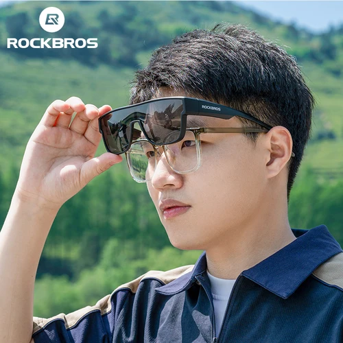Imagen 2 del producto ROCKBROS-gafas de sol polarizadas para hombre y mujer, lentes de protección UV400, portátiles, para conducir, pescar, senderismo y ciclismo
