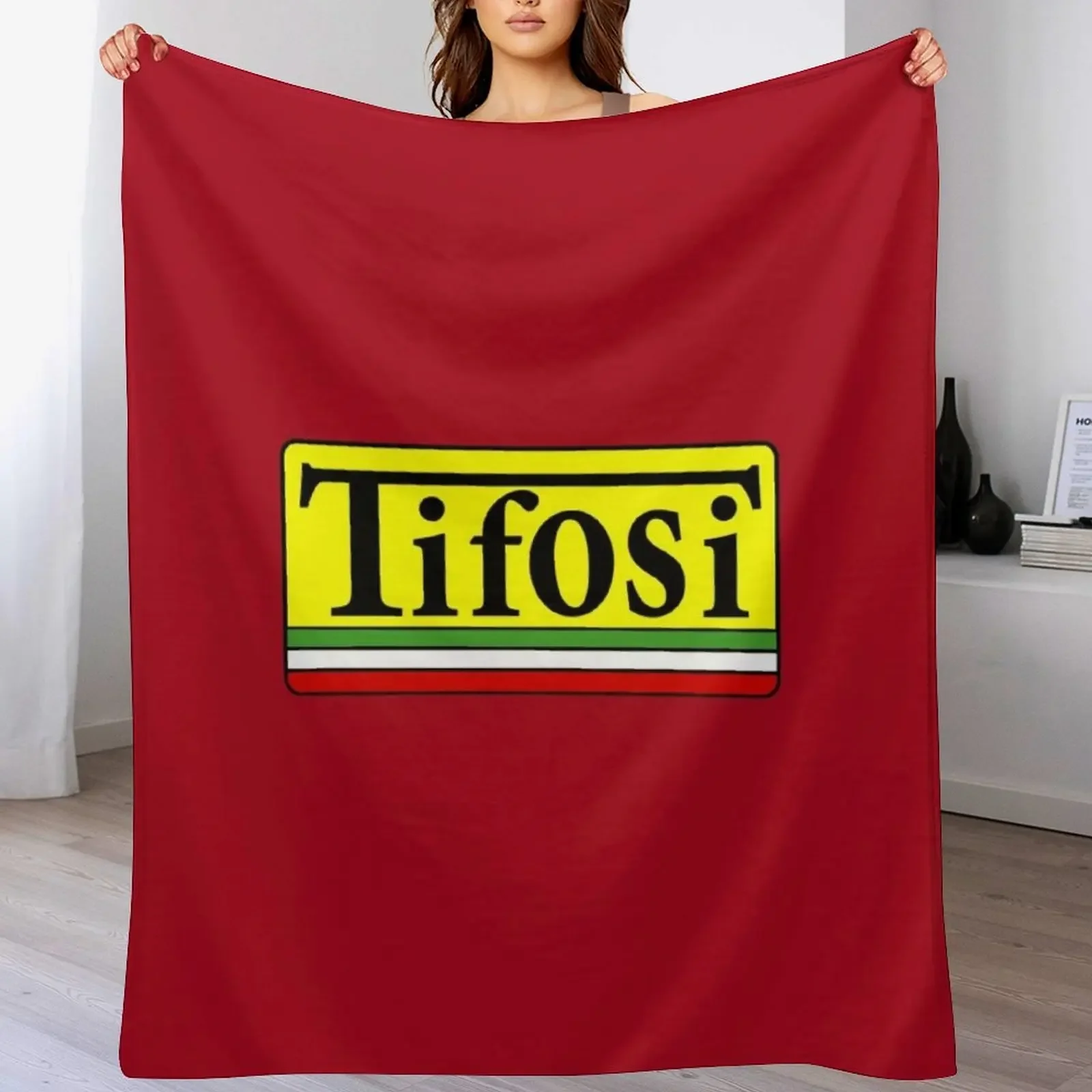 

Tifosi - Italian Flag Throw Blanket Reusable Durable Soft Blanket for All Seasons