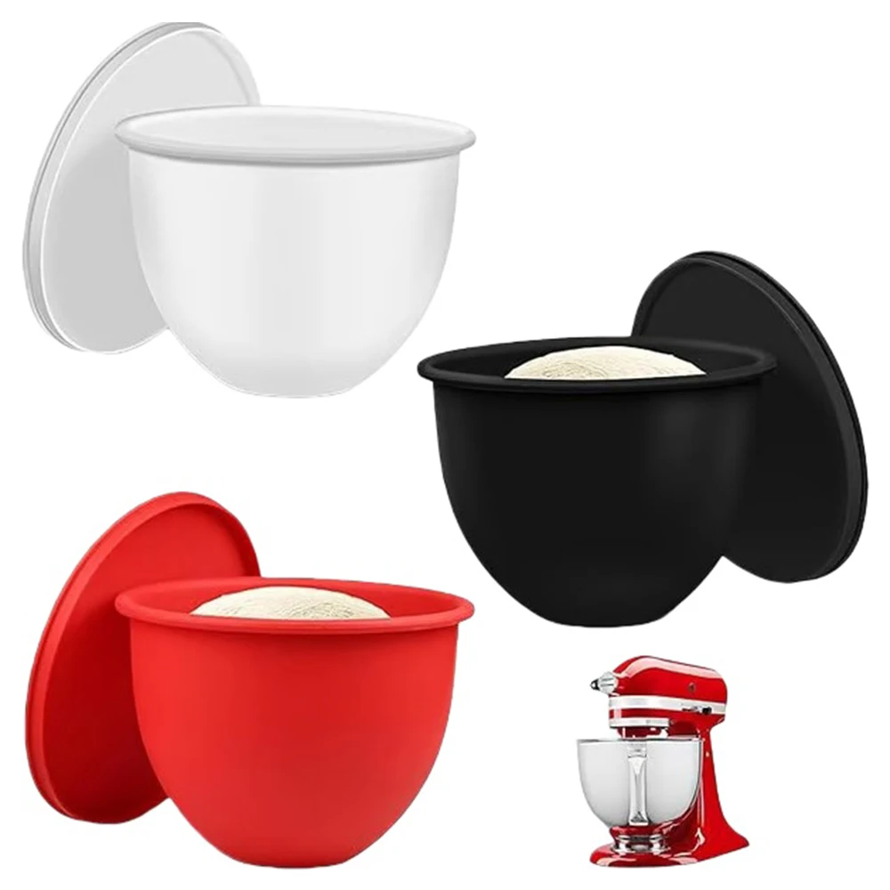Silicone Bowl With Lid Silicone Lining Mixer Replacement Bowl Liner Kitchen Tilt Head Mixer Attachment