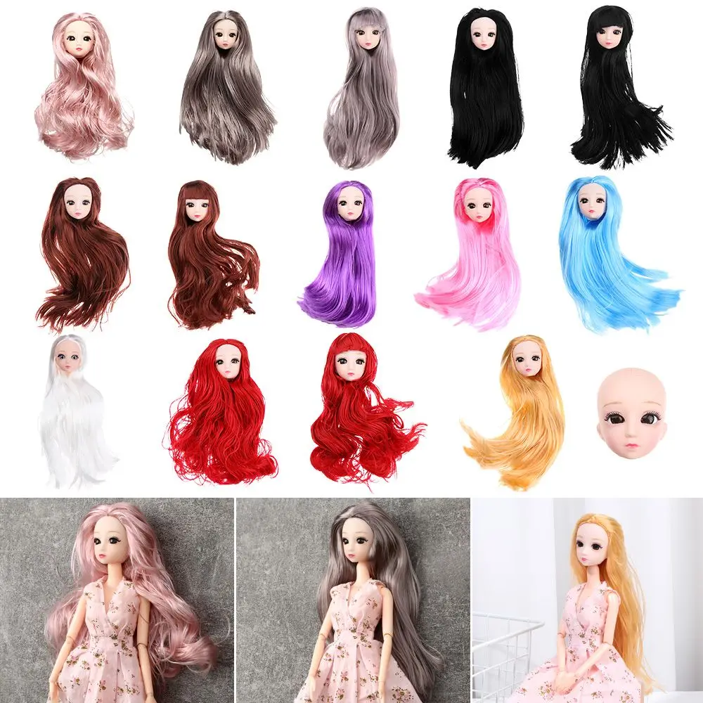 3D Eyes Long Hairstyles Multiple Color Ancient  Accessories 30 Dolls Joint DIY Head Wear  Head