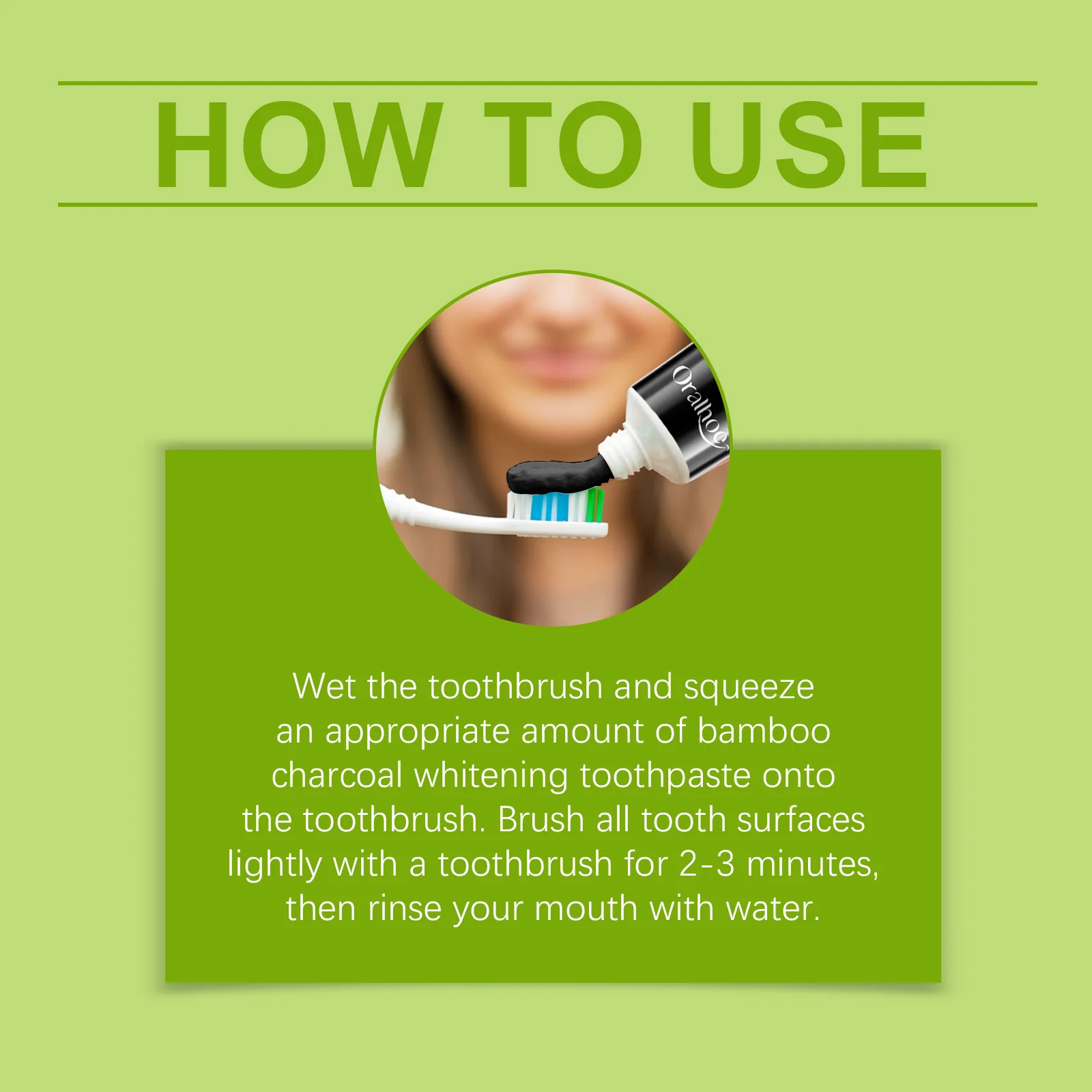 Bamboo Charcoal Toothpaste | Deep Cleansing, Stain Removal & Fresh Breath – 85g