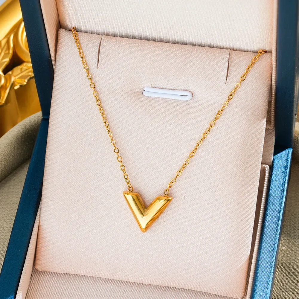 Невыцветающие серьги-колье в Интернете, легкое роскошное V-образное колье, женское колье на ключицу