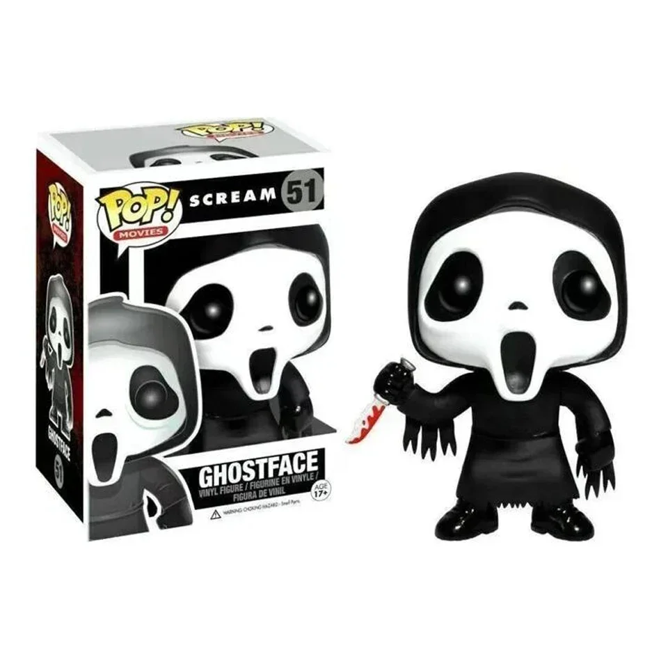 MOVIES scream - Ghostface #51 Action Toy Figures Anime Model Vinyl Figure Pvc Collection Toys Chrismas Gift