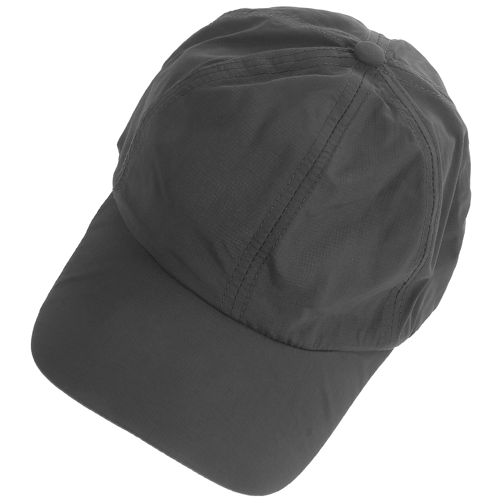 

1pc Quick Dry Baseball Cap Unisex Sports Hat Sun Protection Outdoor Travel Running Vacation Light Grey All Match Peaked Hat