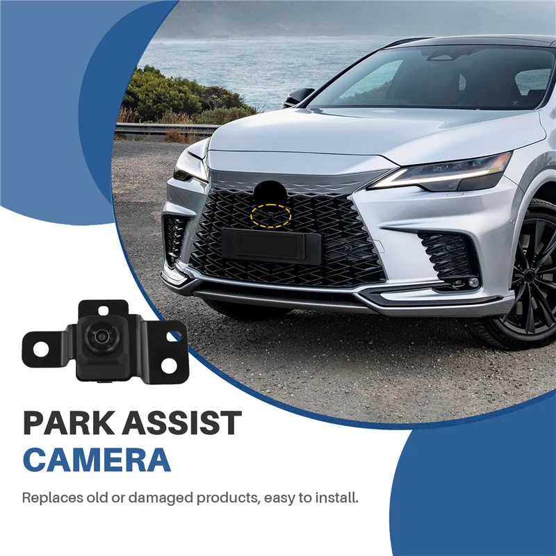 

Car Front View Camera 86790-48300 8679048300 For LEXUS RX SERIES RX350 RX500H 2022- Front Grille Park Assist Camera-A65M