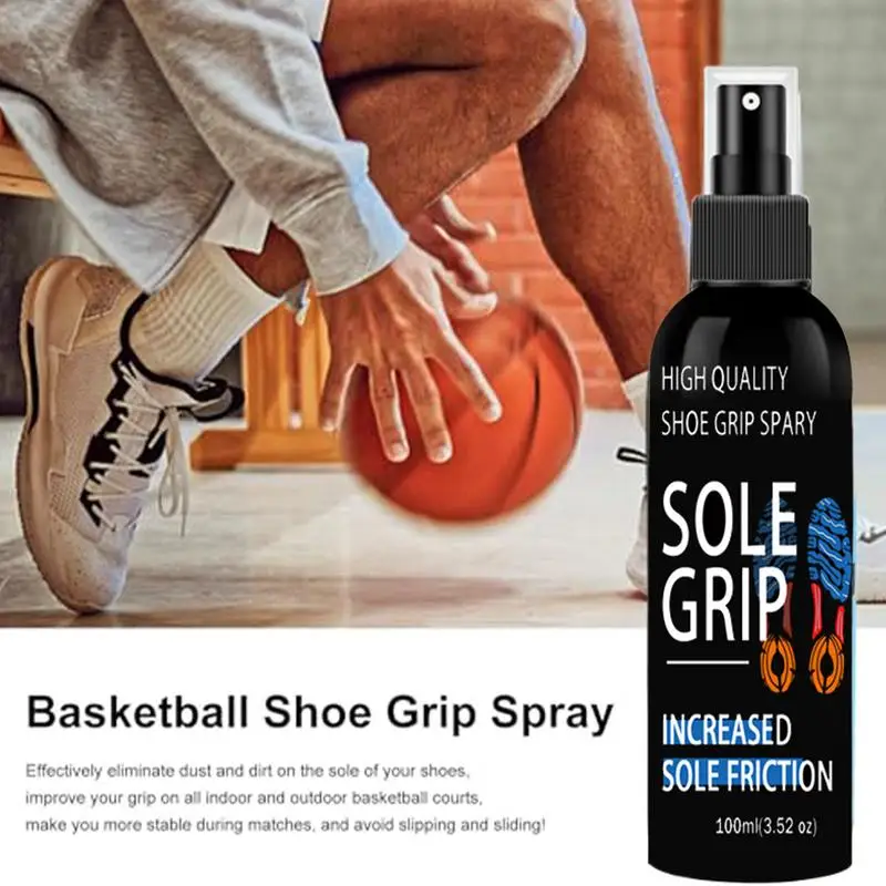 Sole Grip Spray 100ml Grip Spray For Basketball Shoe Sole Bottom Basketball Sneaker Grip Enhancer